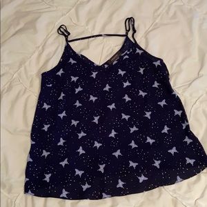 Primark Butterfly Patterned Tank Top